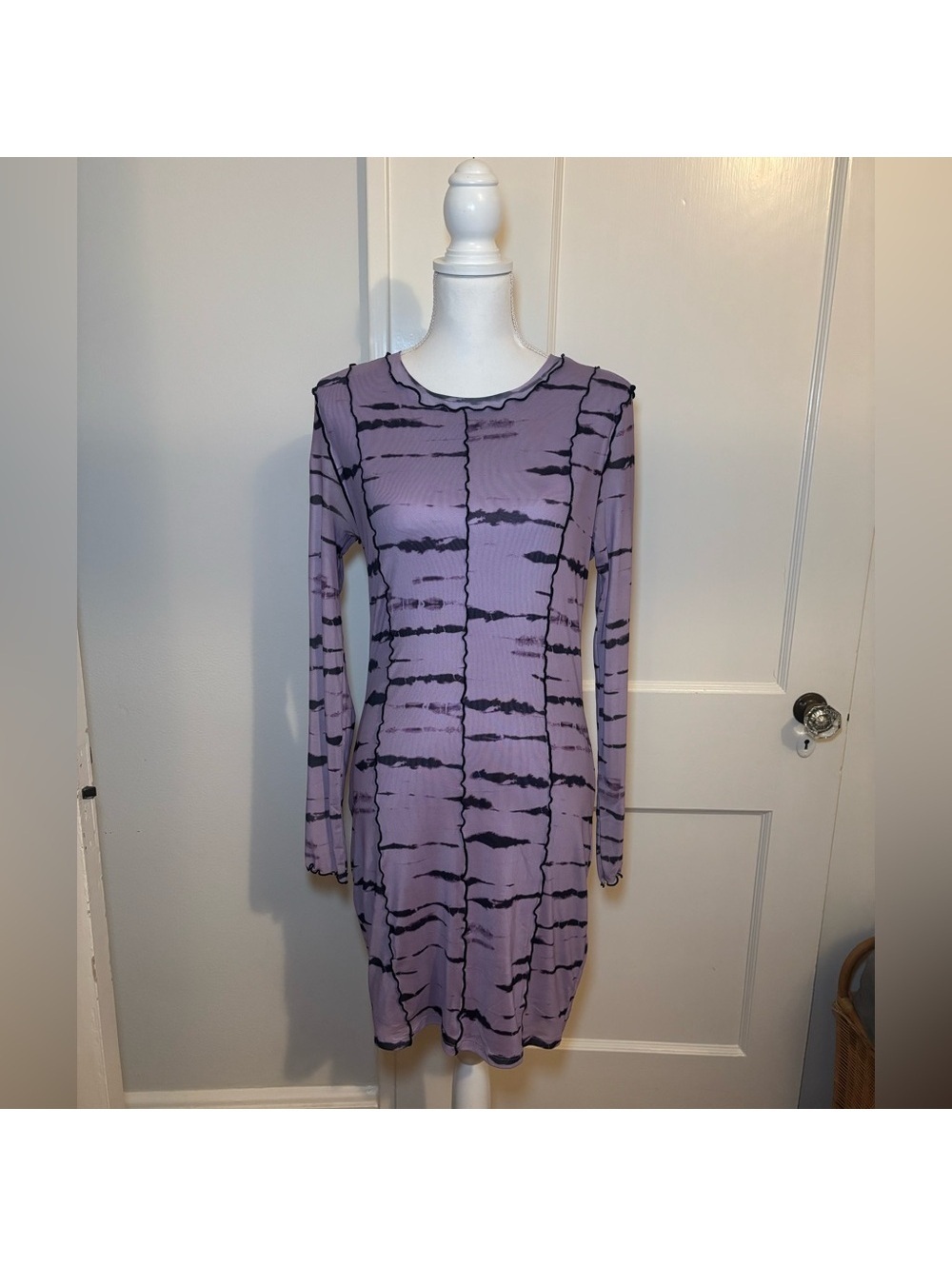 H&M Purple Long Sleeve Dress